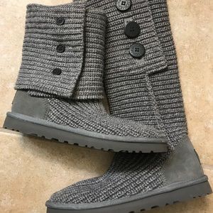 Classic Cardy Boot - Size 8 - Grey